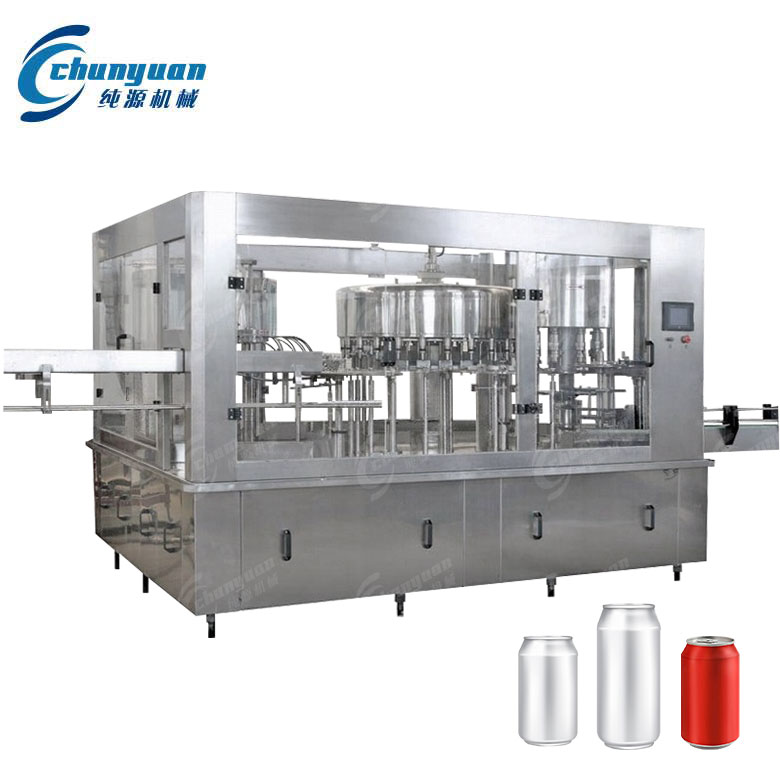 易拉罐含气饮料灌装机